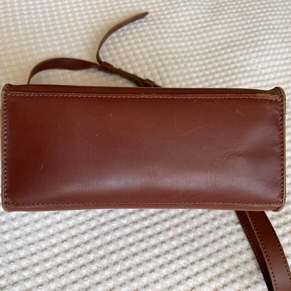 Madewell "Small Trick" drawstring leather crossbody purse - Picture 5 of 7